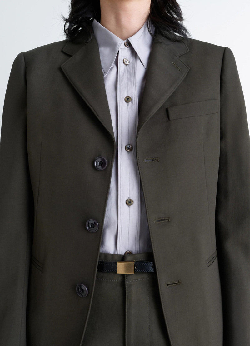 SINGLE-BREASTED FITTED TAILORED JACKET 6