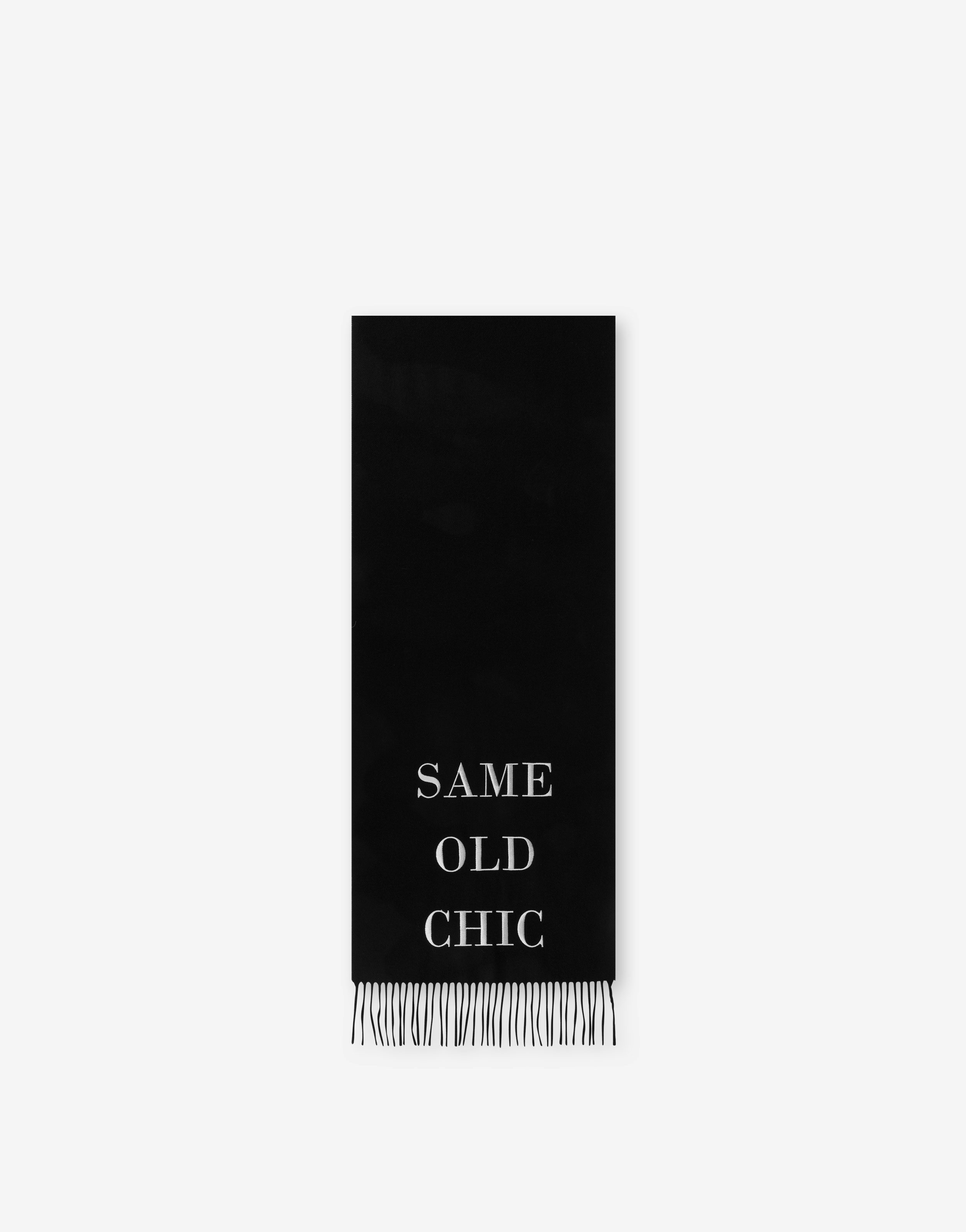 SAME OLD CHIC WOOL SCARF - 1
