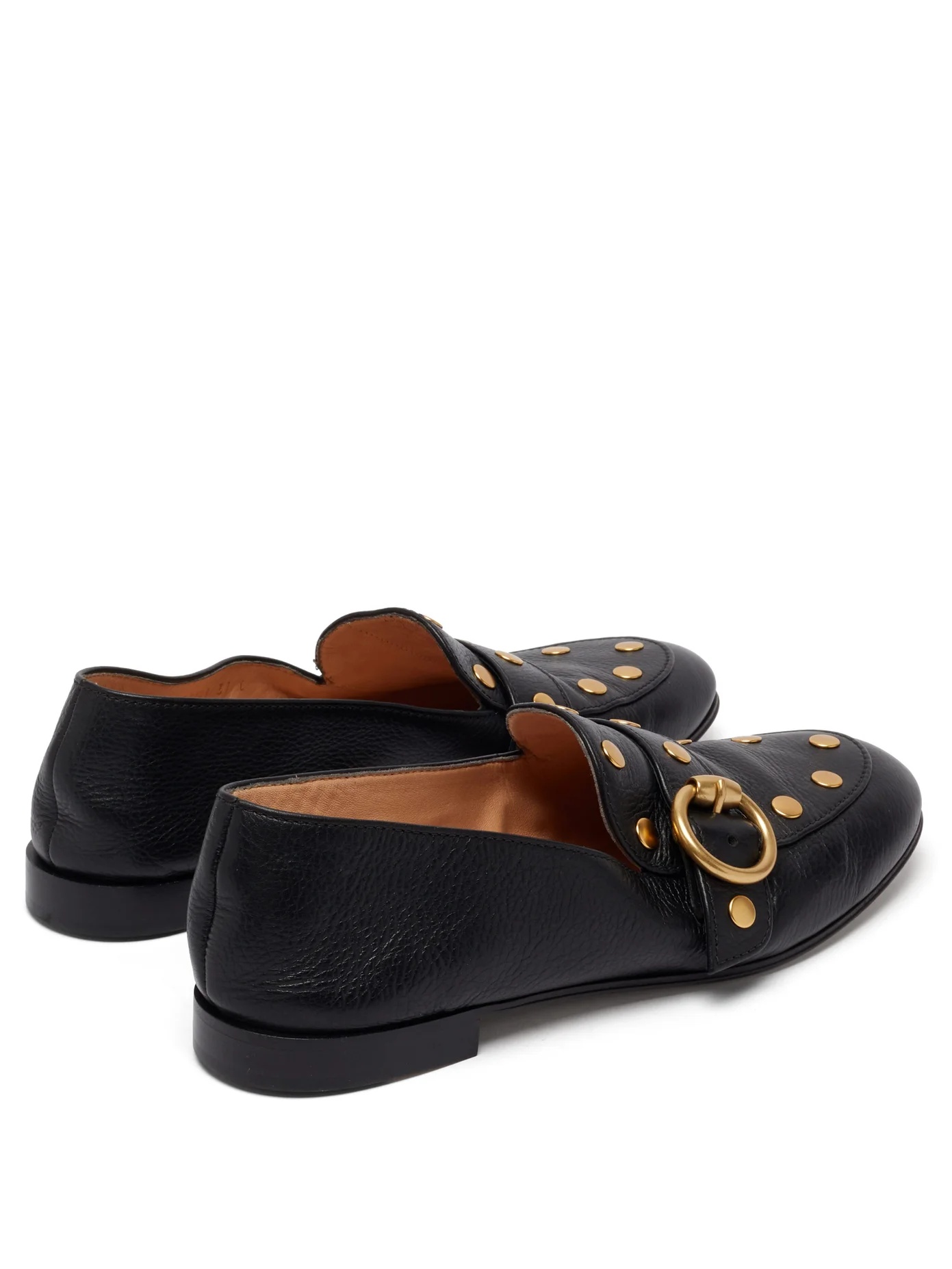 Bryce Flair studded leather loafers - 3