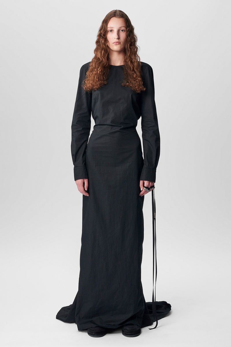 Alfonsina X-Long Shirt Dress Open Back - 4
