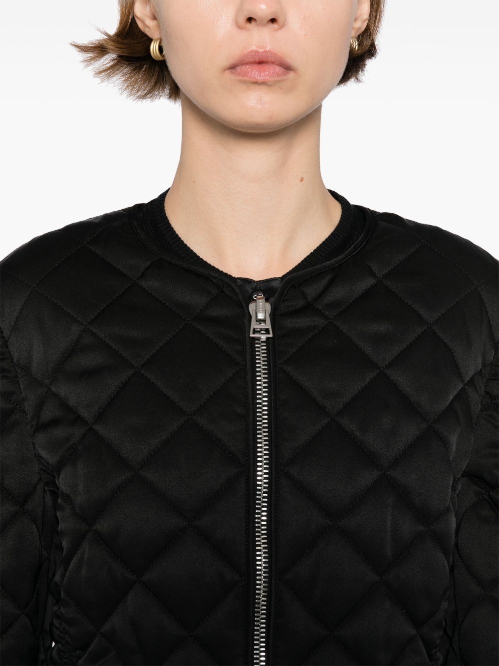 zip-up puffer jacket - 5