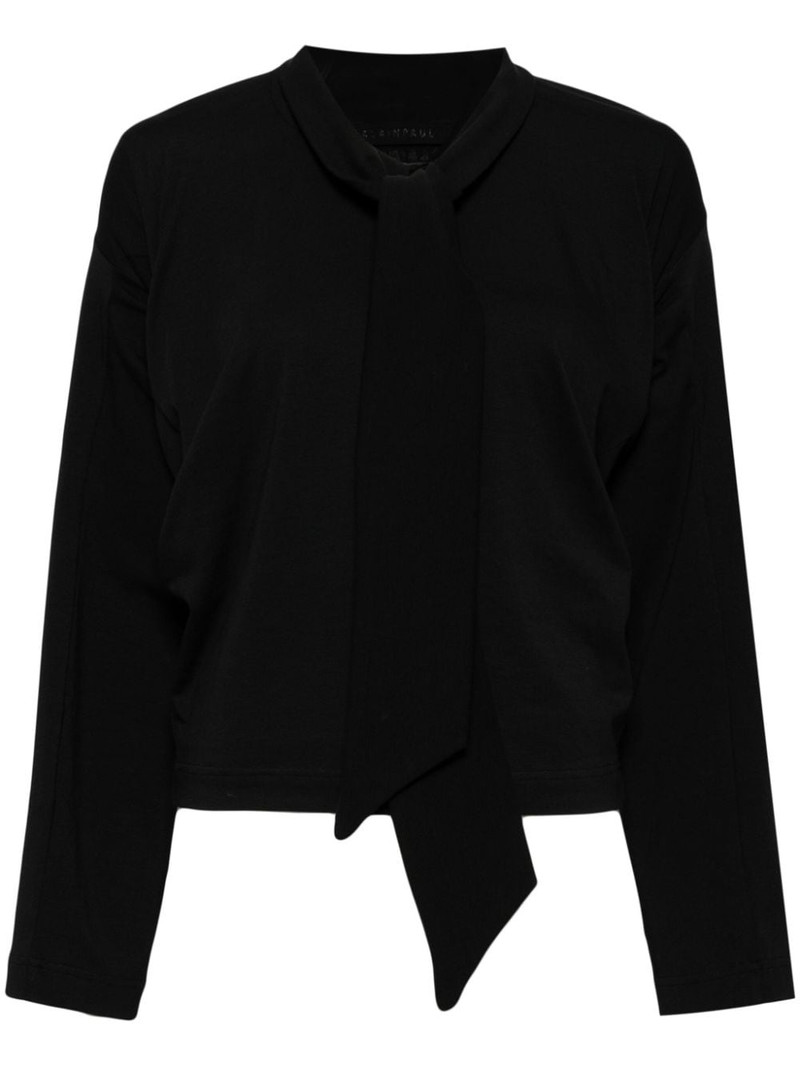 tied-neck blouses 1