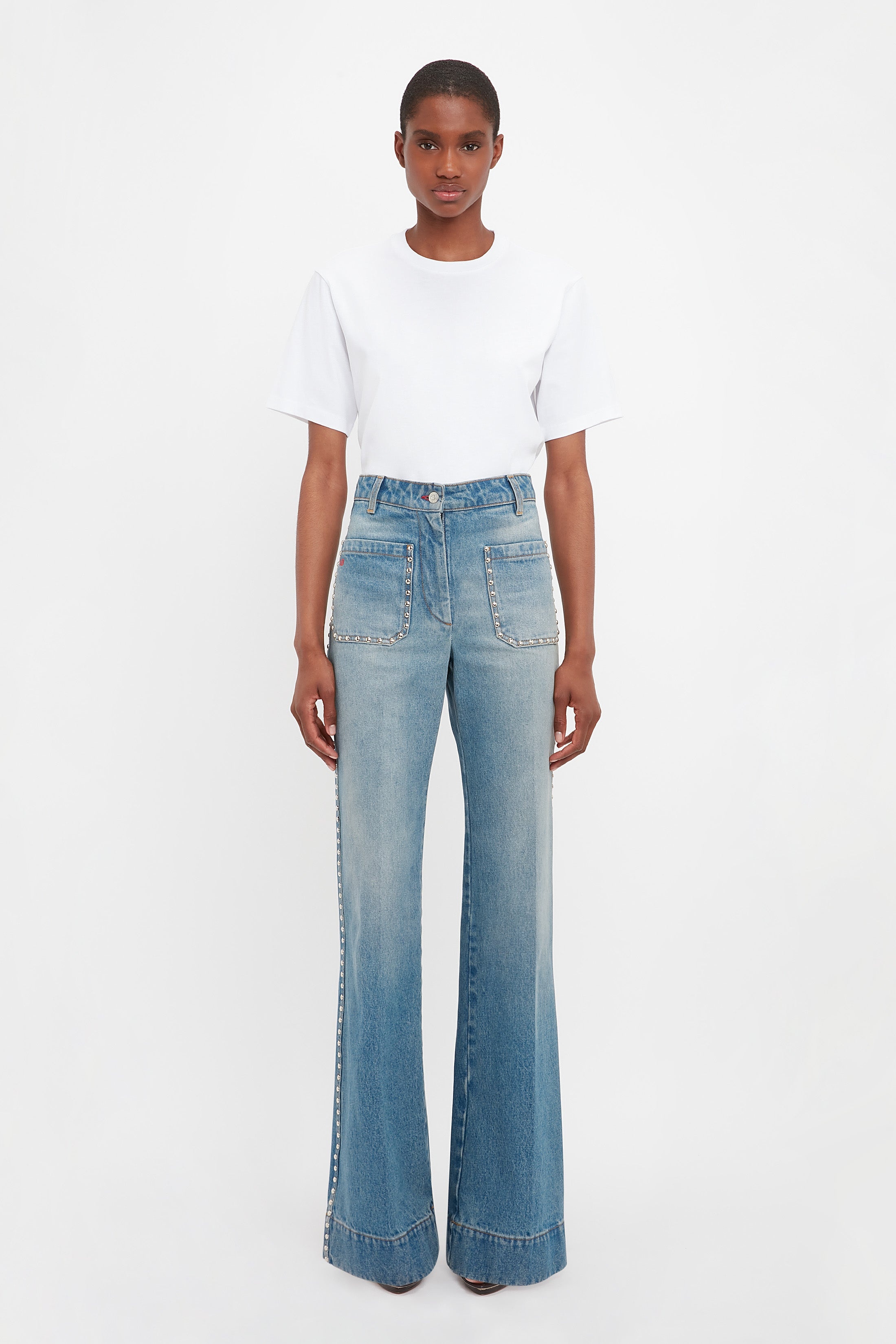 Alina High Waisted Jean In Vintage Wash - 2