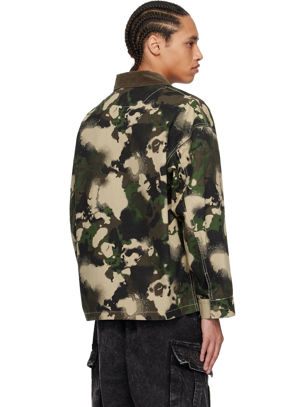 Green Map Camo Work Jacket - 3