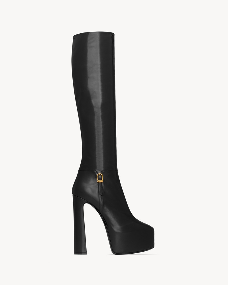 NICO PLATFORM BOOTS IN SMOOTH LEATHER 1