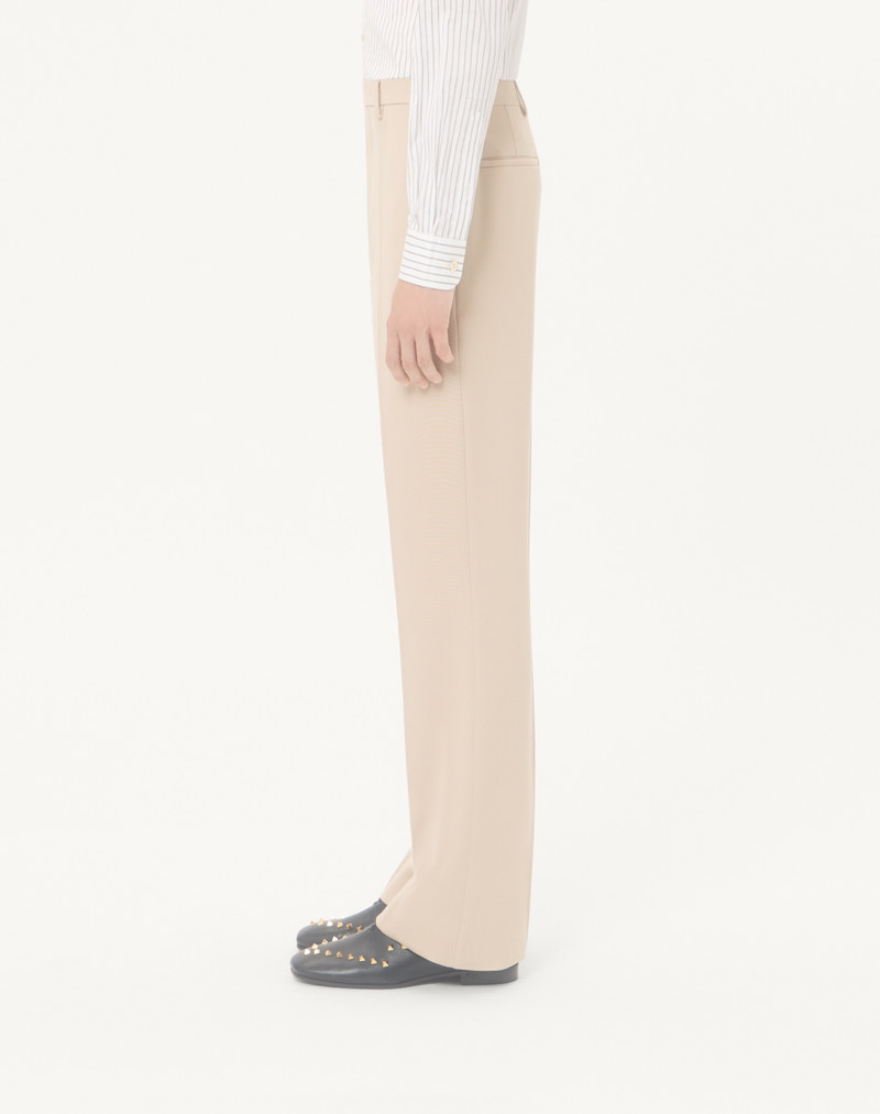VALENTINO DIAGONAL WOOL PANTS 4