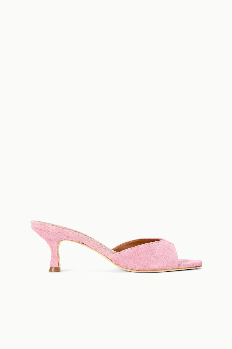 STAUD BRIGITTE MULE ORCHID SUEDE 1