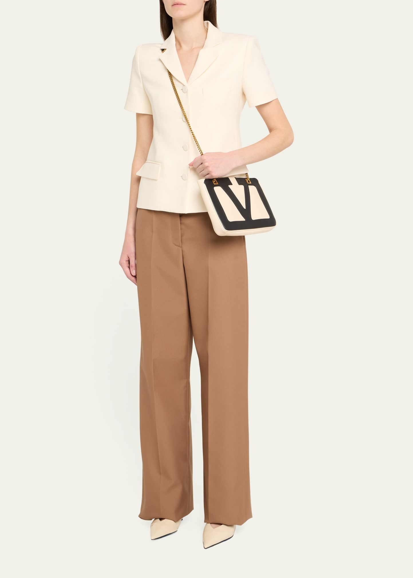 Viva Superstar Small Leather Tote Bag - 6