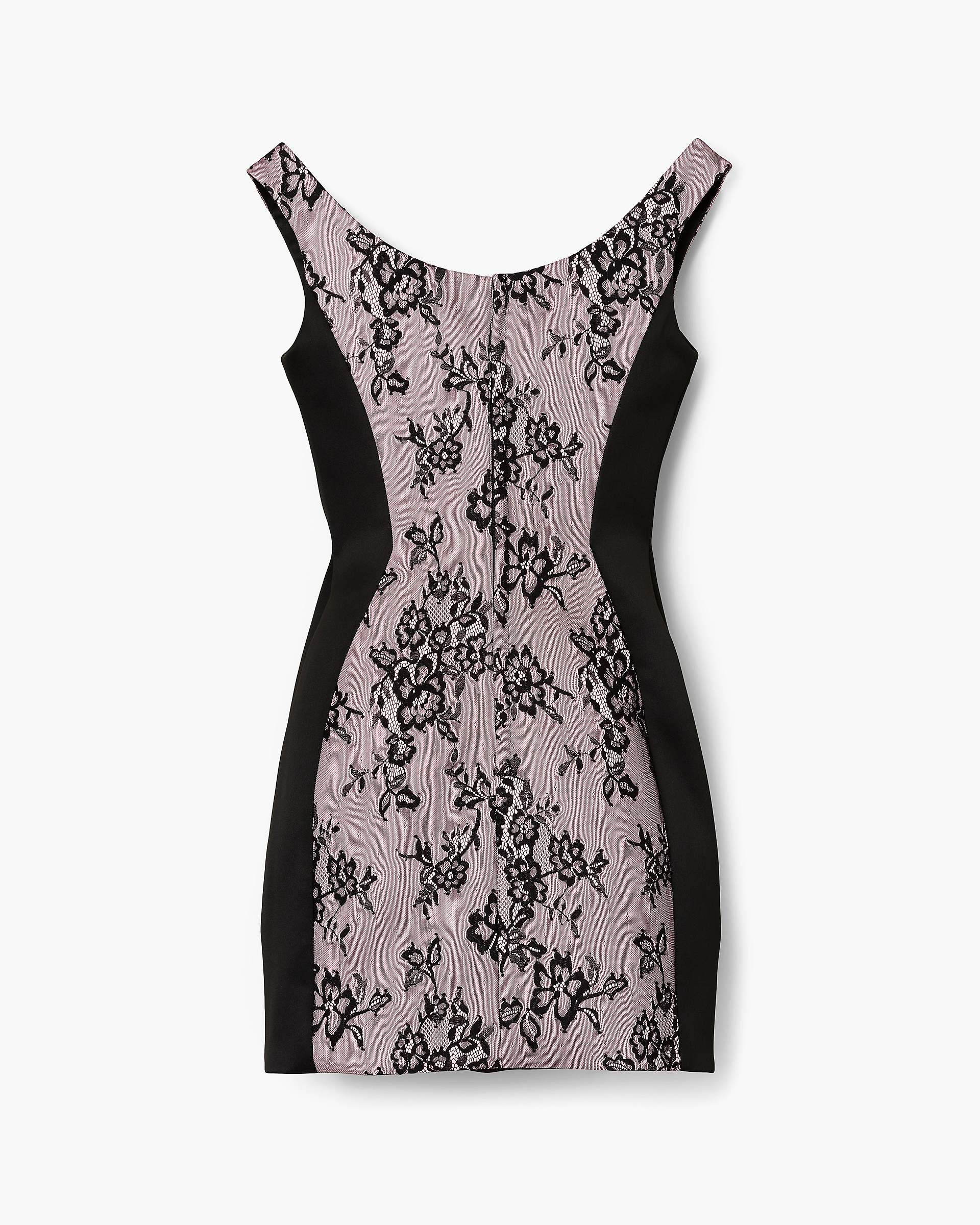 SCULPTED LACE SHADOW DRESS - 5