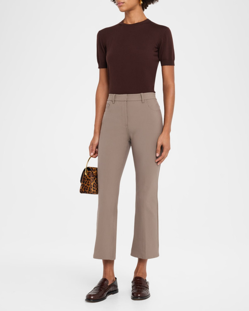 Theory Five-Pocket Kick Flare Pants outlook