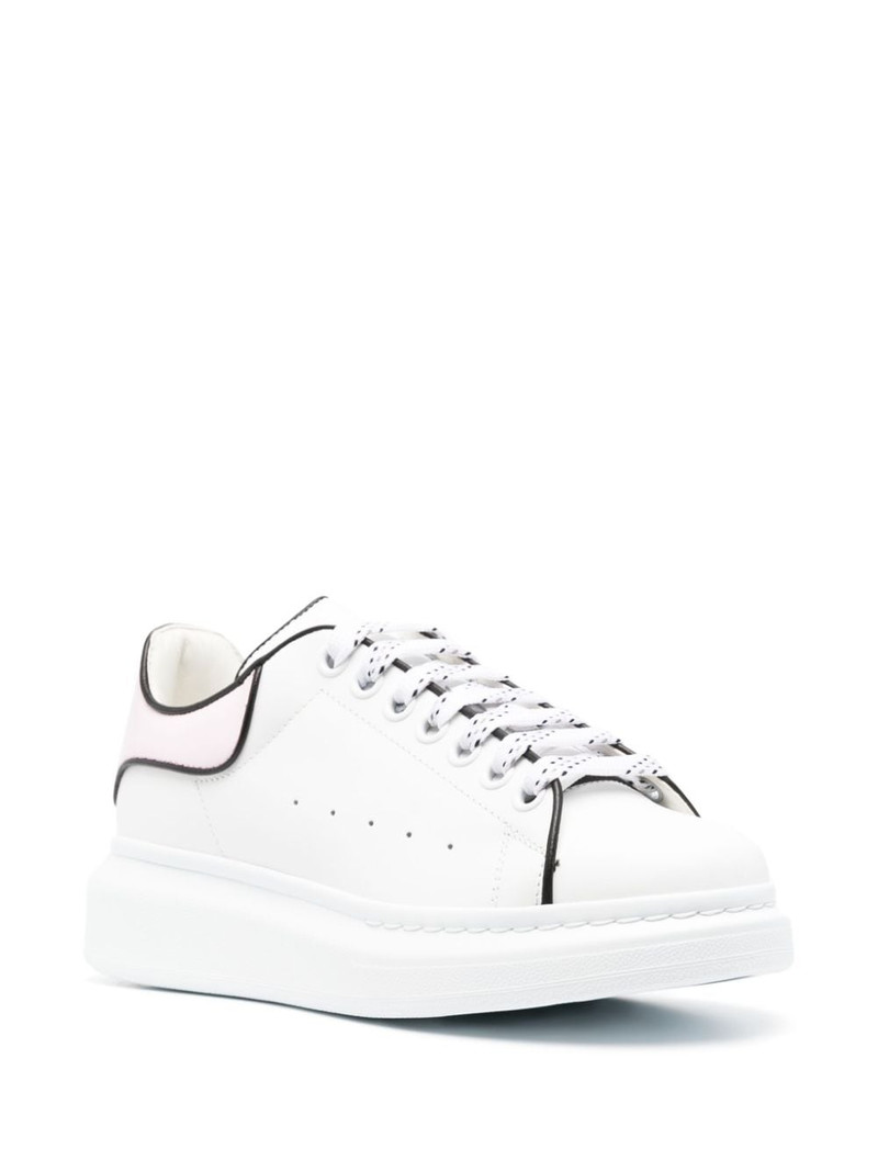 Alexander McQueen Oversized low-top leather sneakers outlook