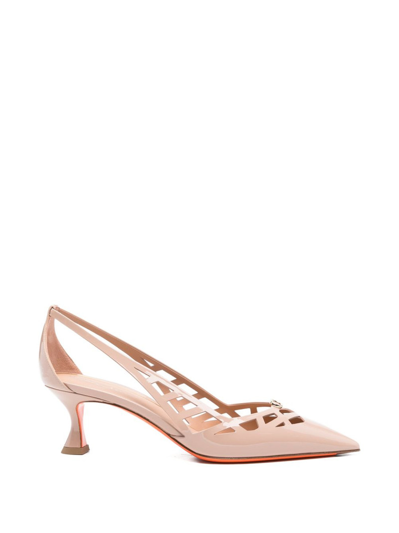 cut-out pointed-toe pumps 1