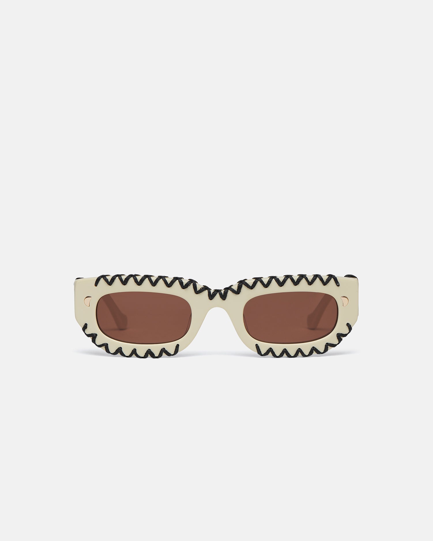 Crocheted D-Frame Sunglasses - 1