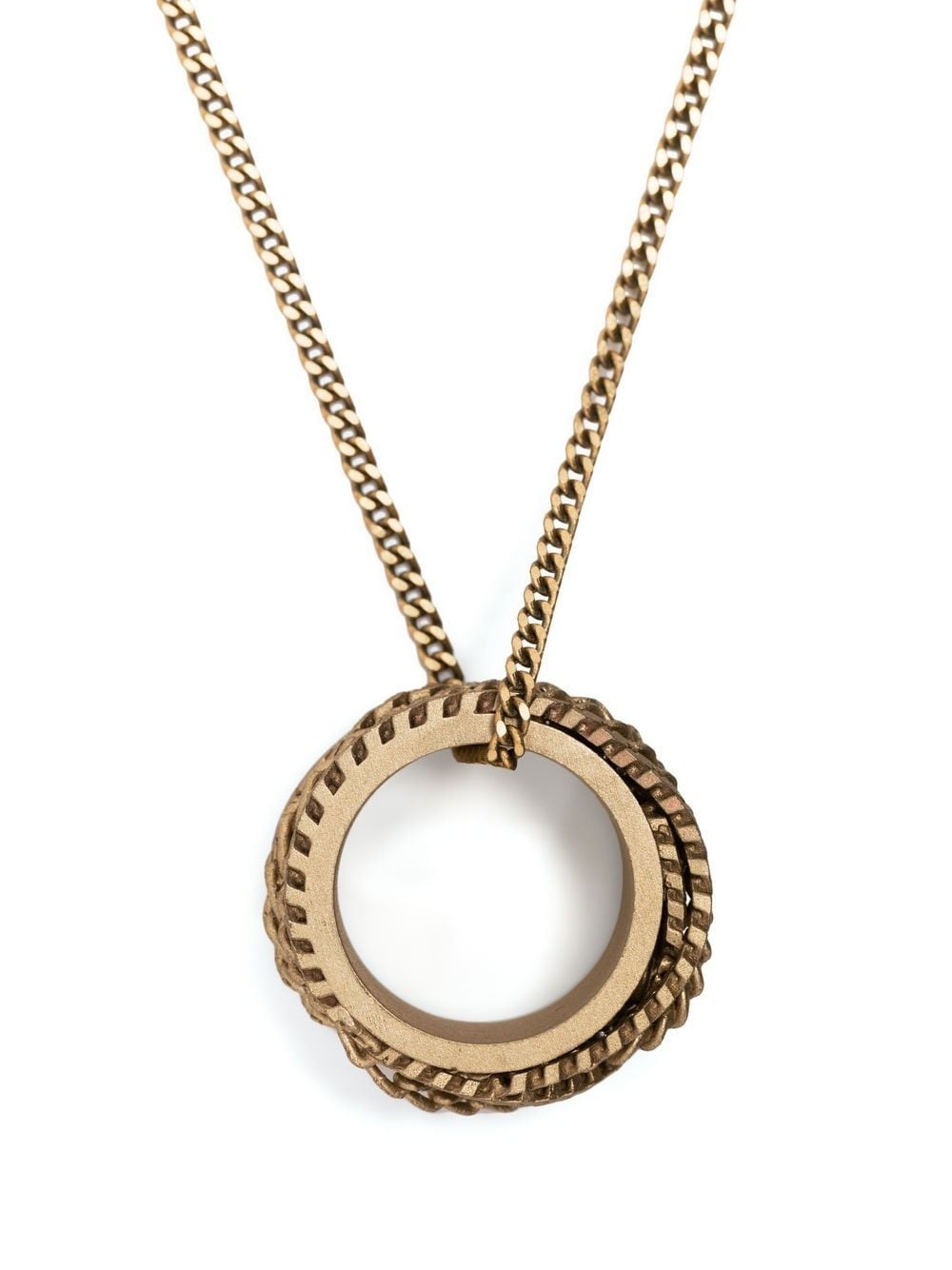 circle-pendant necklace - 1