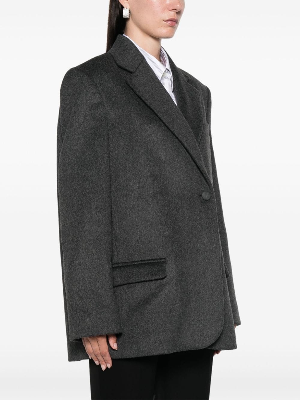 mélange blazer - 3