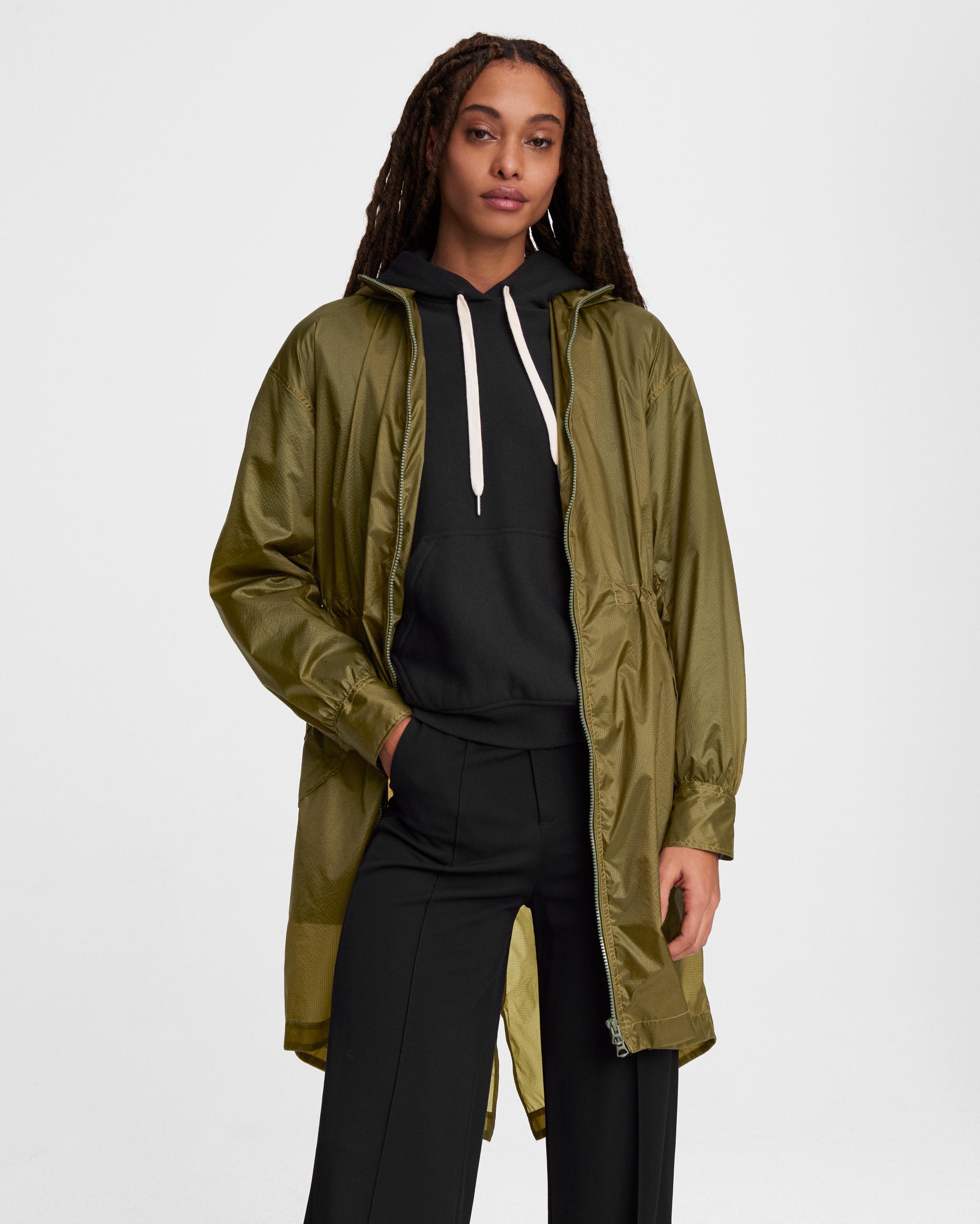 Adison Nylon Raincoat
Oversized Fit Jacket - 2