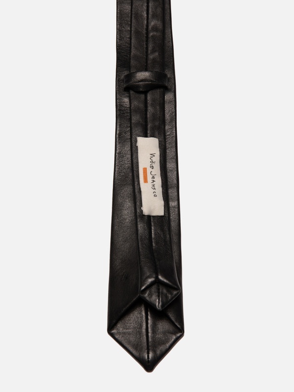 Leather Tie Black - 2