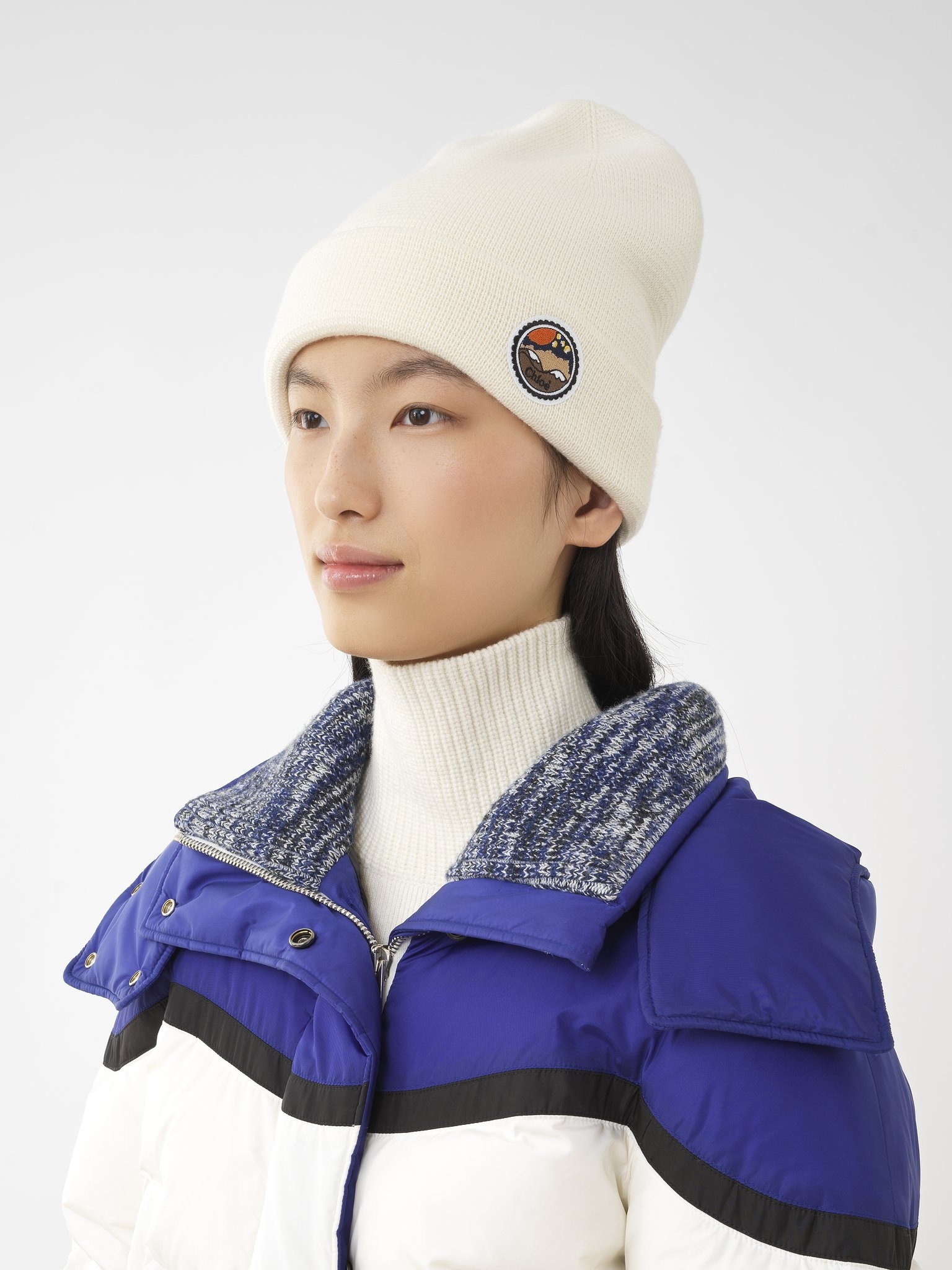 EMBROIDERED-PATCH BEANIE - 4
