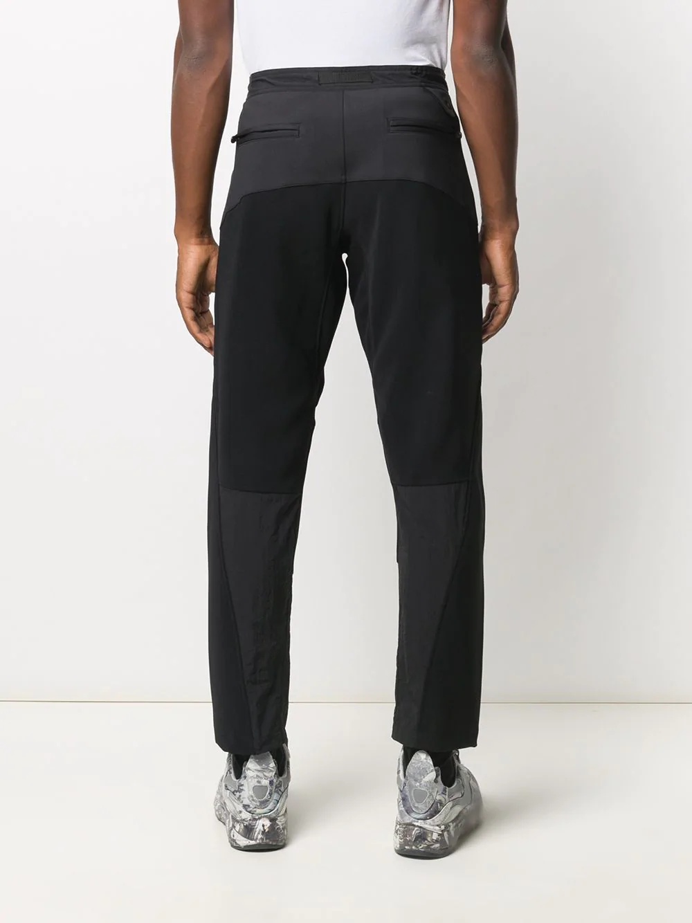 slim-fit panelled trousers - 4