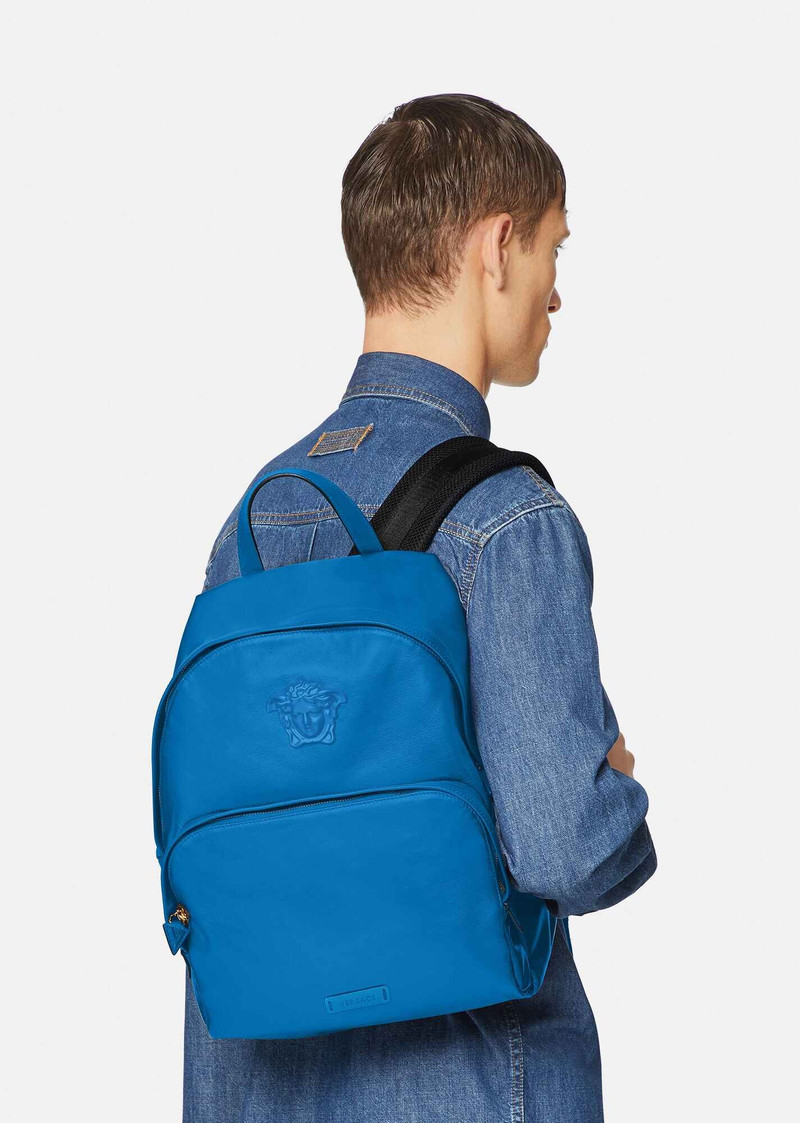 VERSACE La Medusa Leather Backpack outlook