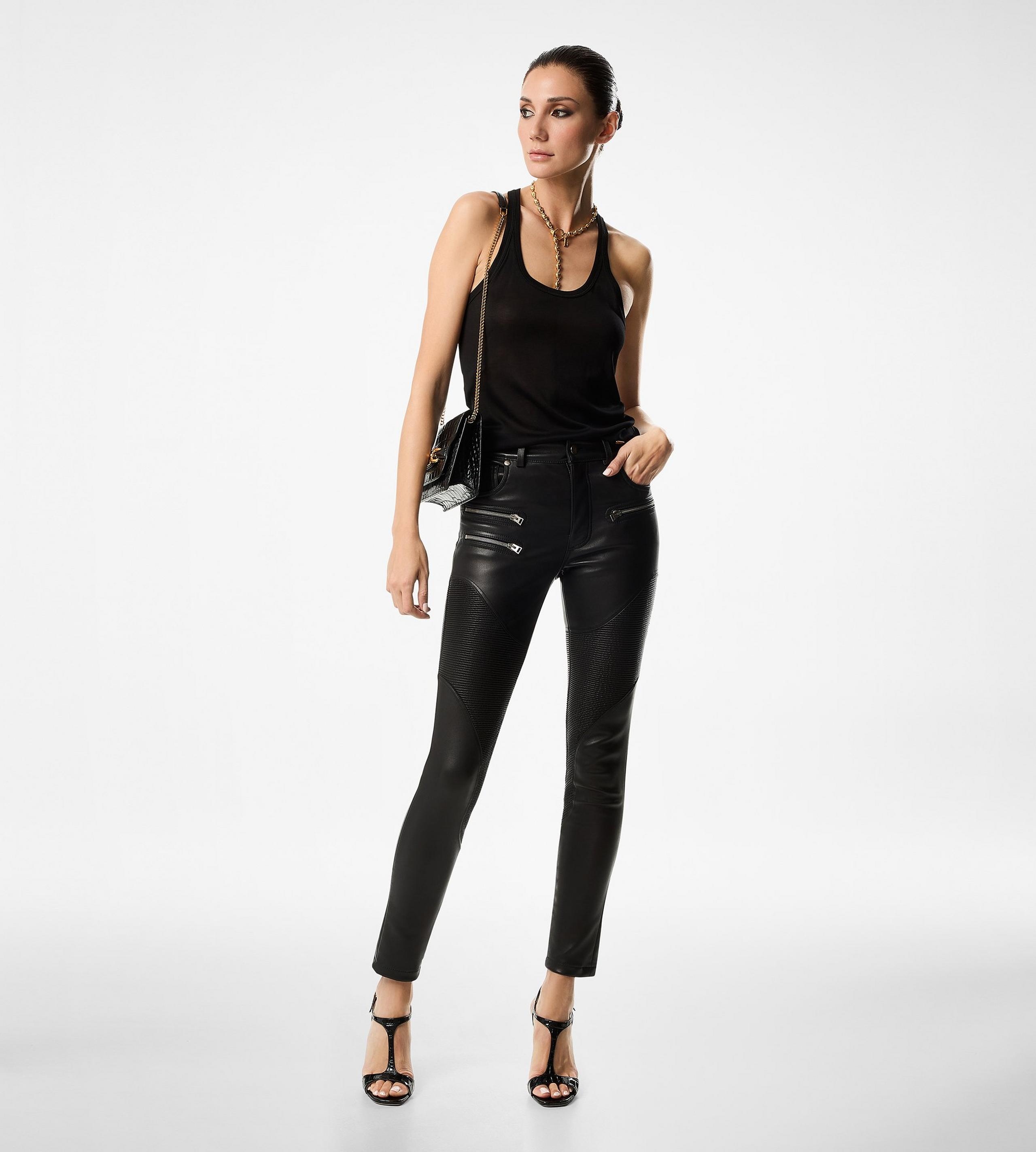 MICRO-RIB SILK JERSEY RACERBACK TANK TOP - 2