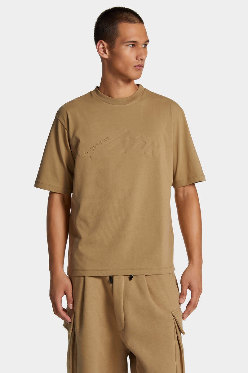 ICON NEW GENERATION LOOSE FIT EMBOSSED T-SHIRT - 3