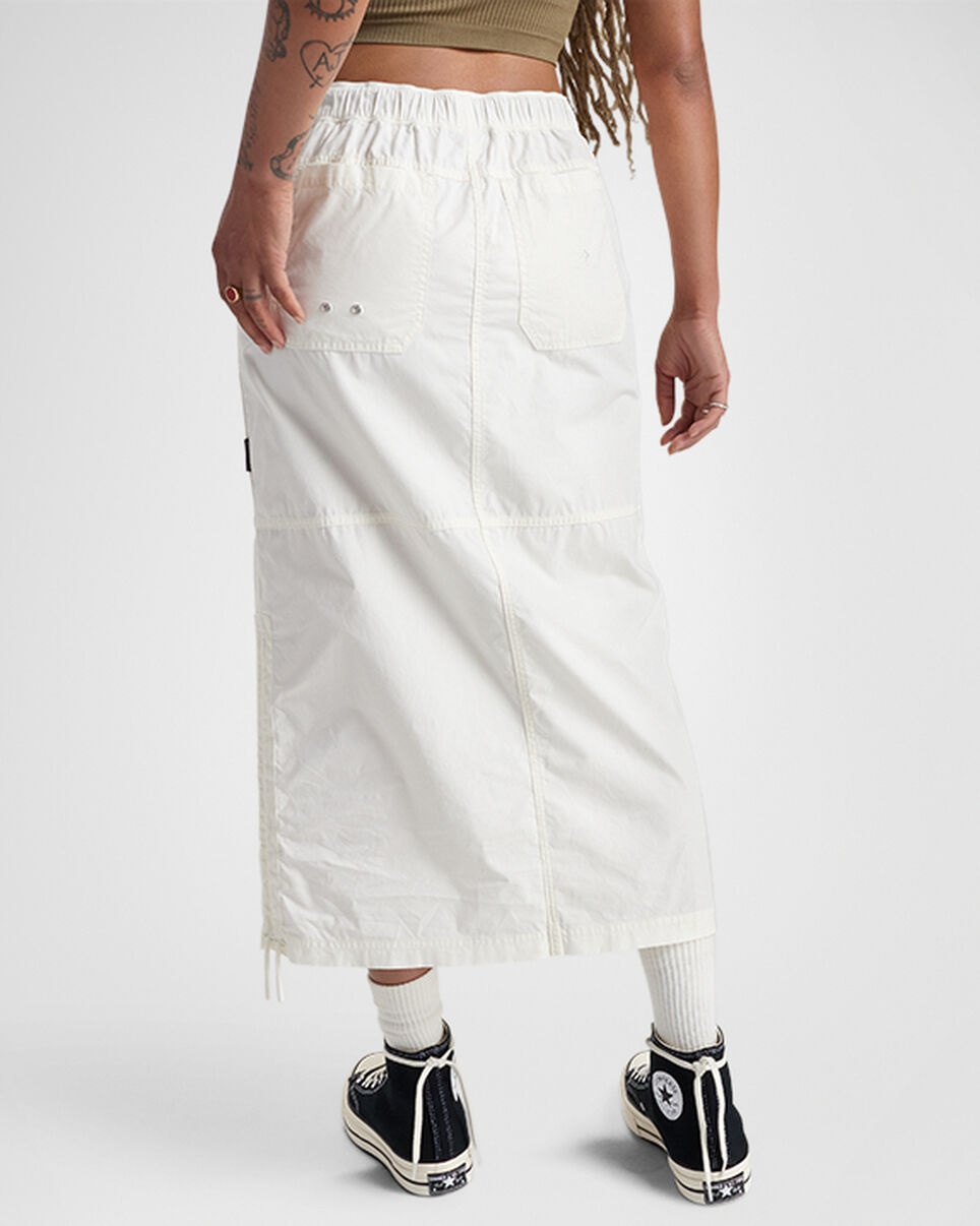 Long Woven Cargo Skirt - 3