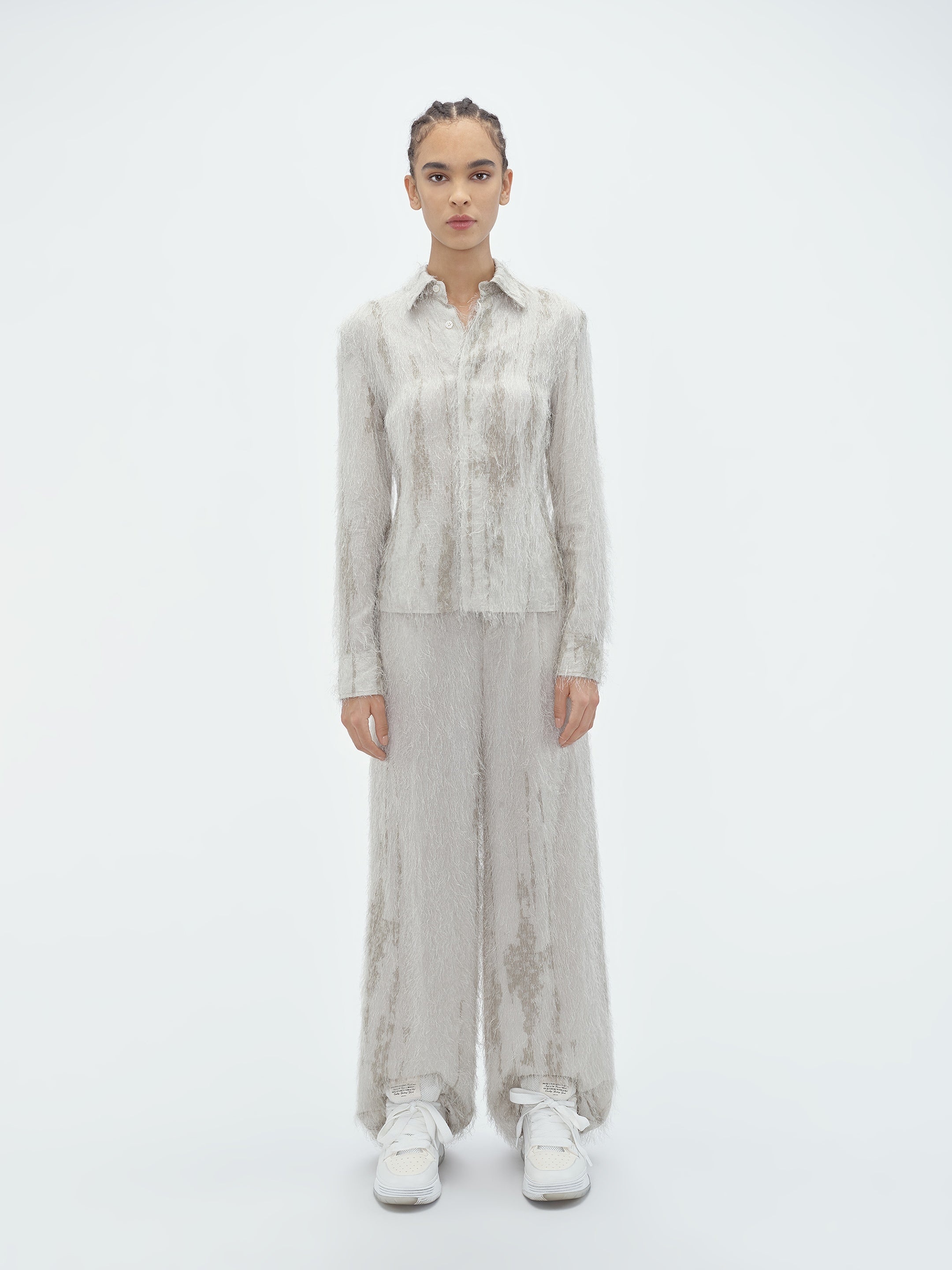 EYELASH TAILORED BAGGY PANT - 2