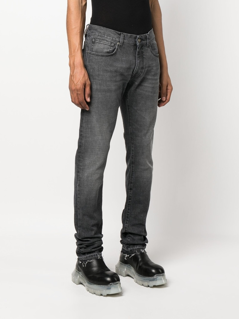 logo-patch slim-fit jeans 3