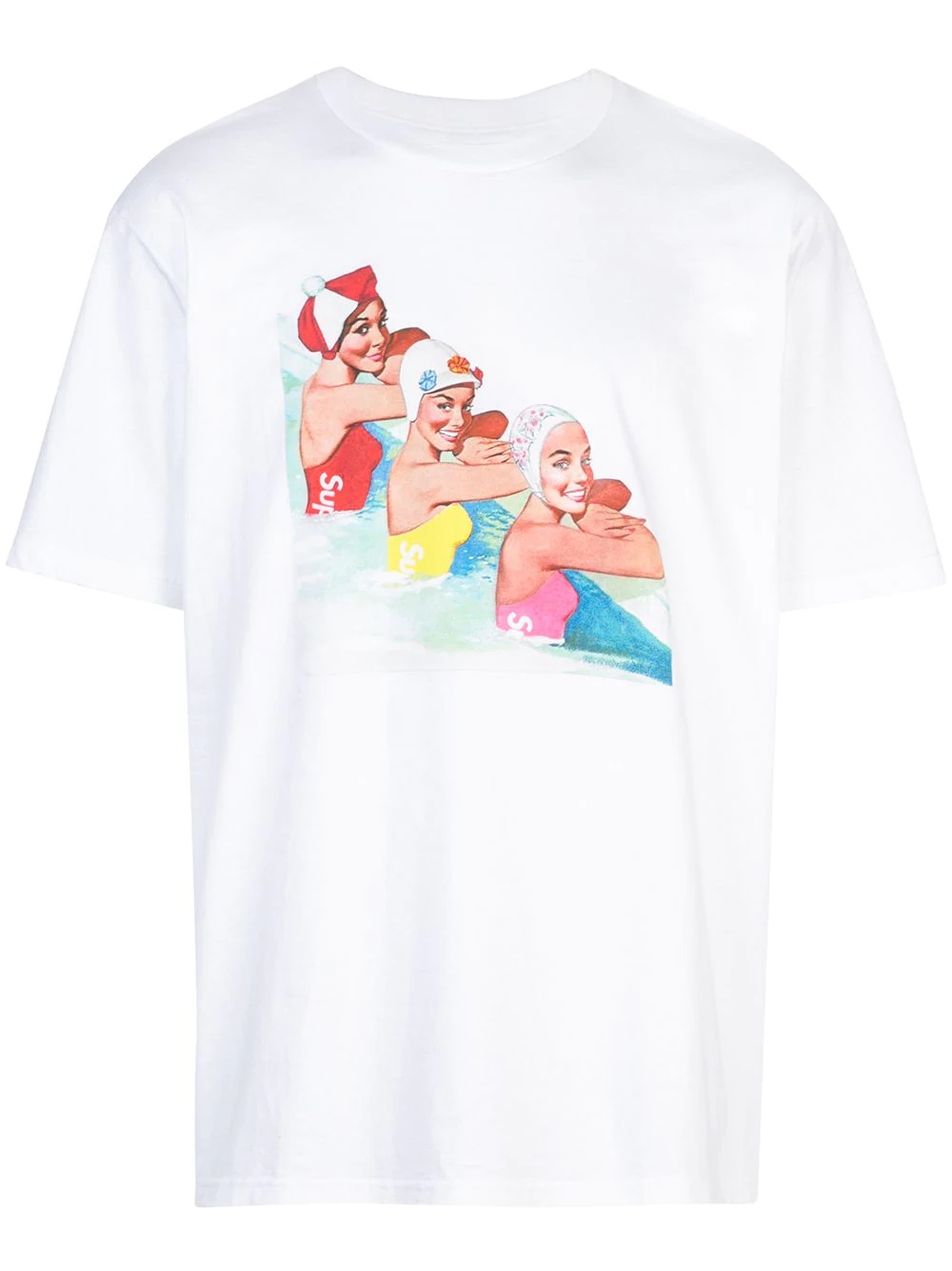 swimmers print T-shirt - 1