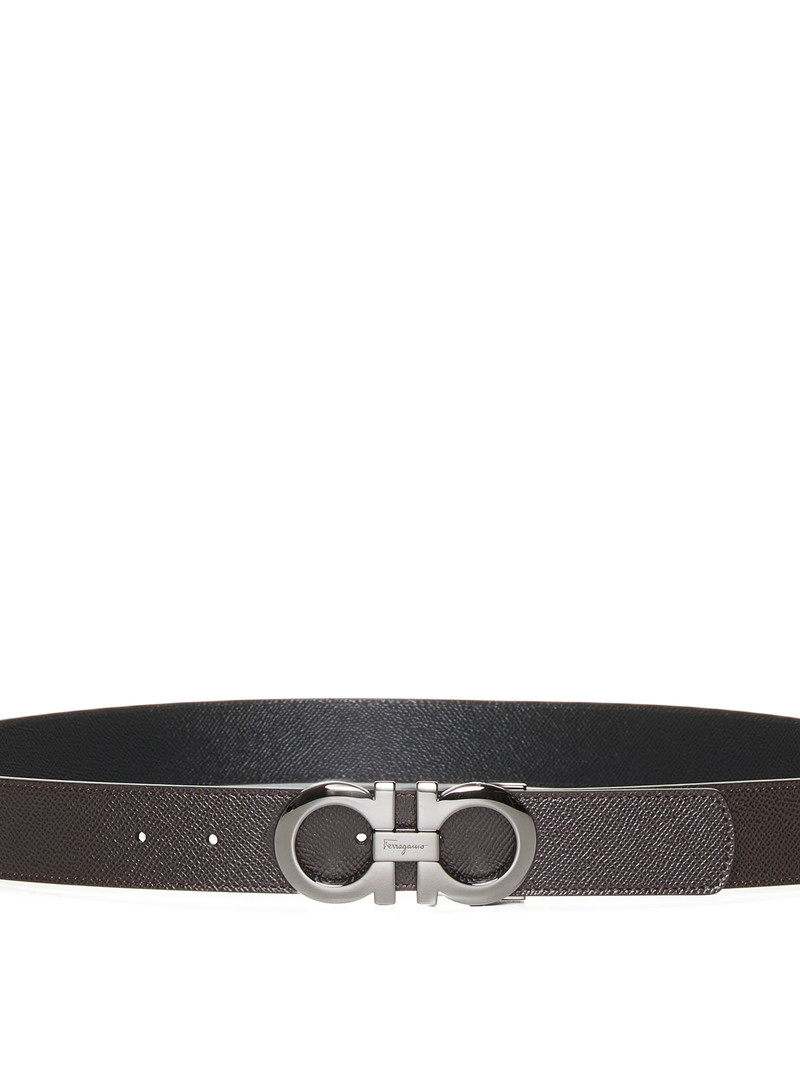 FERRAGAMO Gancini reversible leather belt outlook
