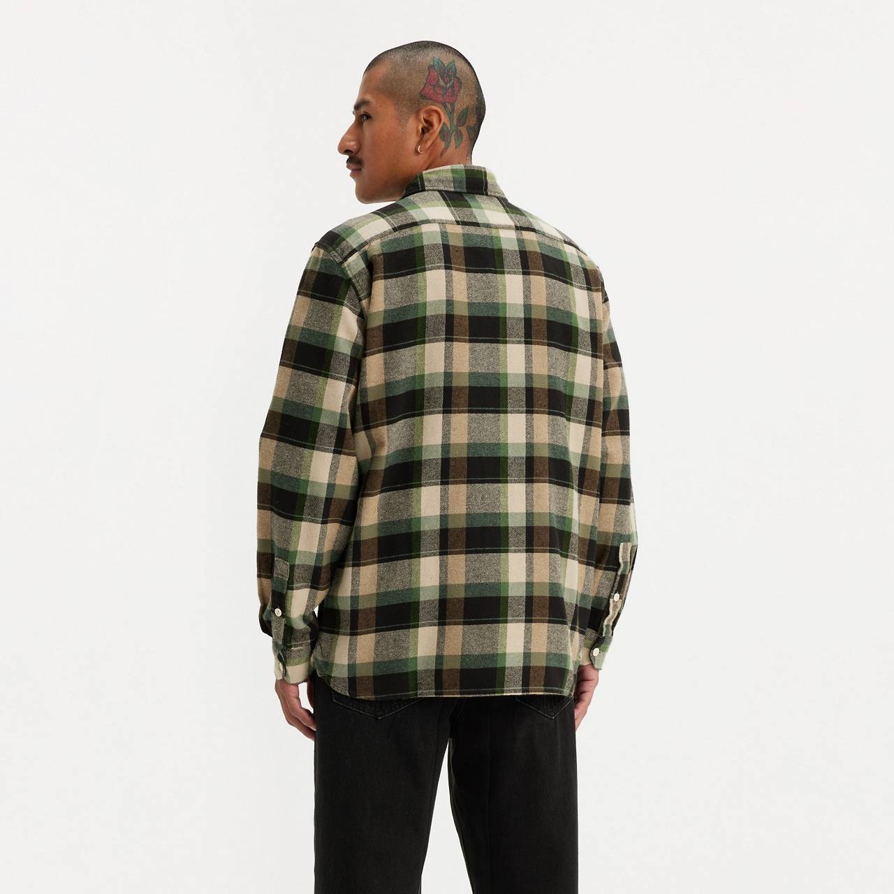 JACKSON WORKER FLANNEL OVERSHIRT - 4