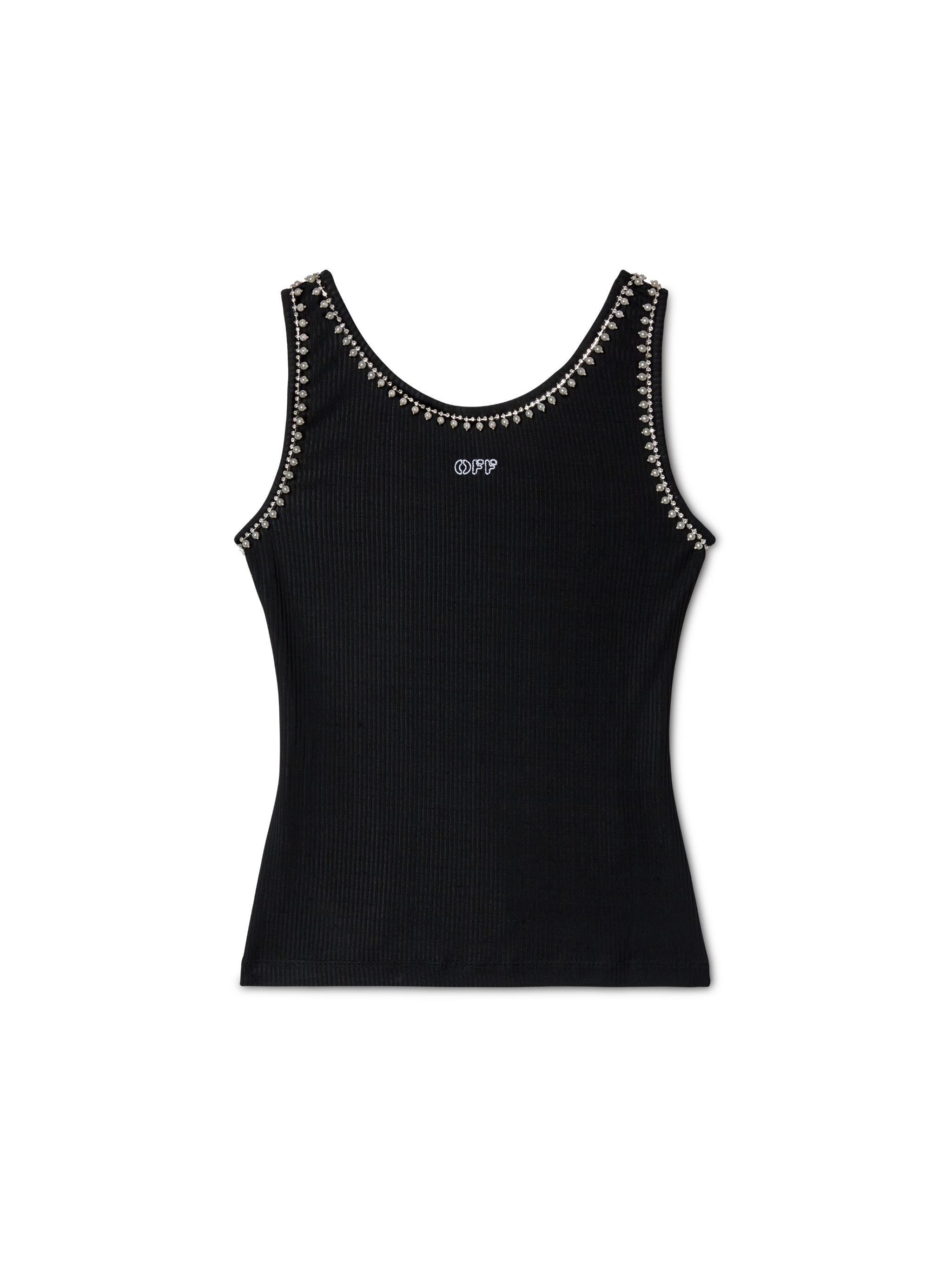 Light Rib Emb 20s Tank Top - 1