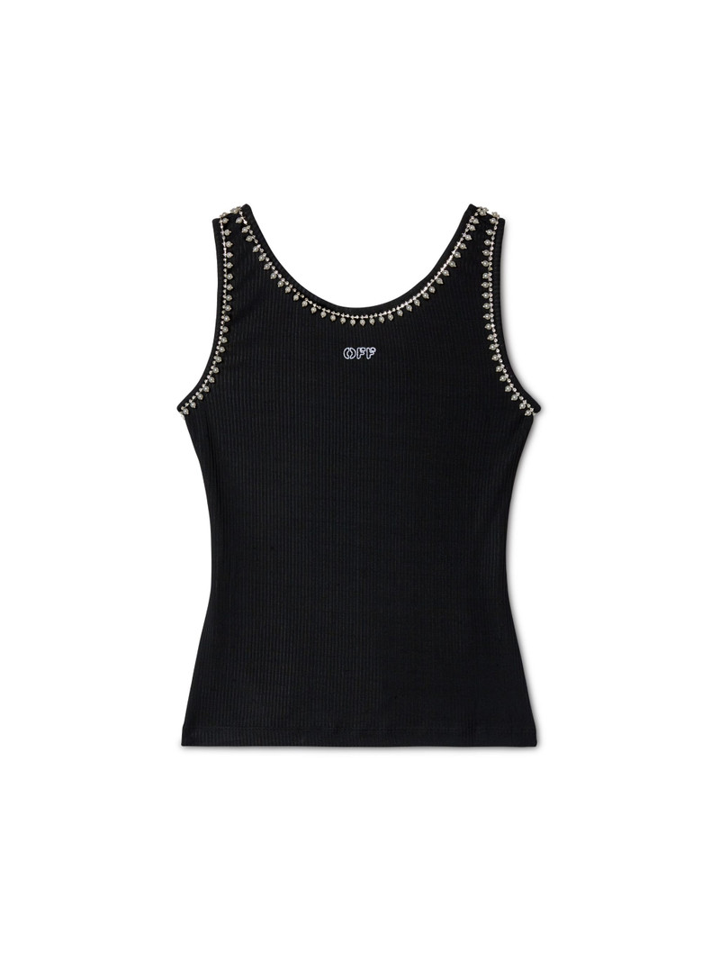 Light Rib Emb 20s Tank Top - 1