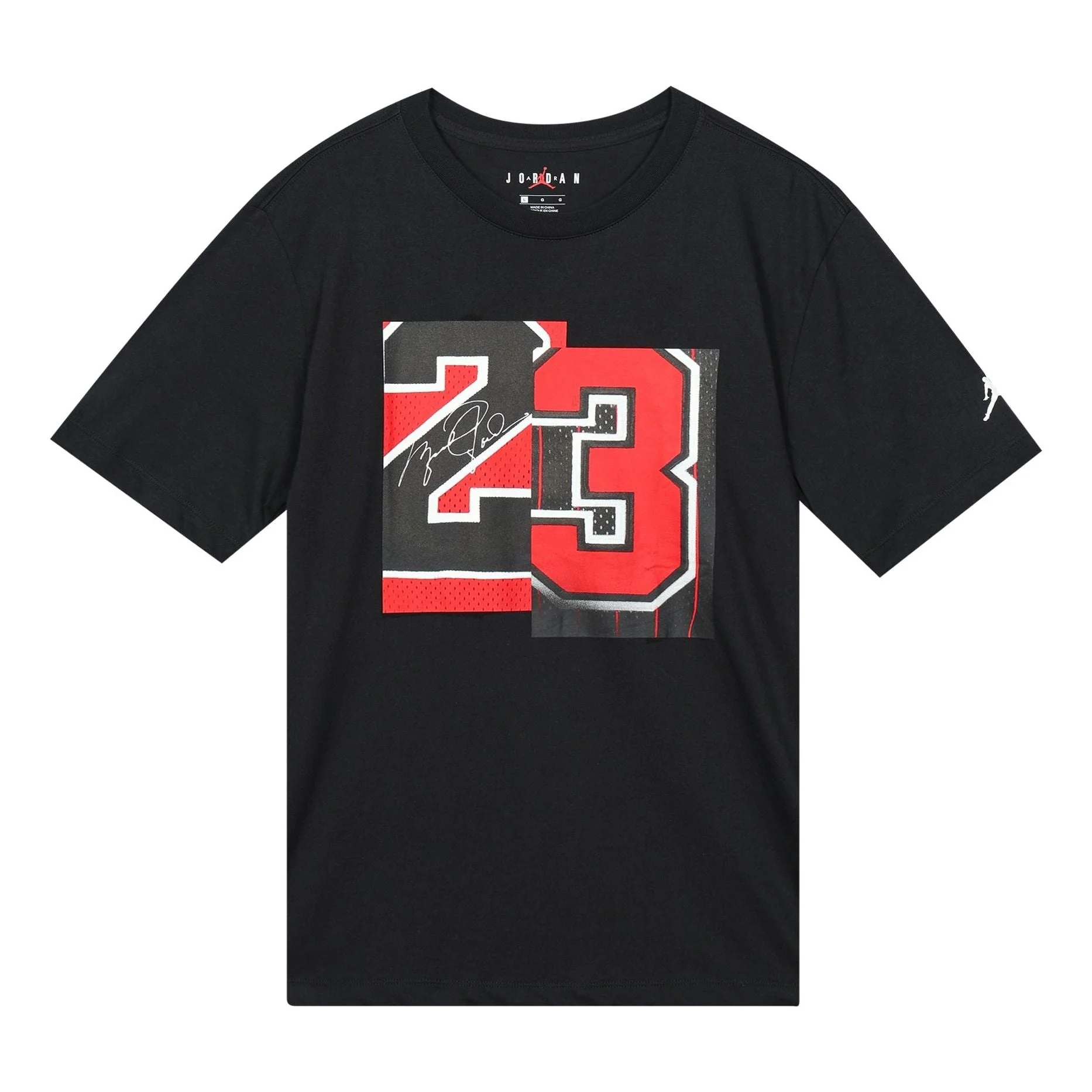 Air Jordan Athleisure Casual Sports Short Sleeve '23 Black' AQ4109-010 - 1