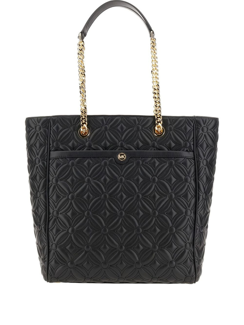 large Blaire quilted chain tote bag 1