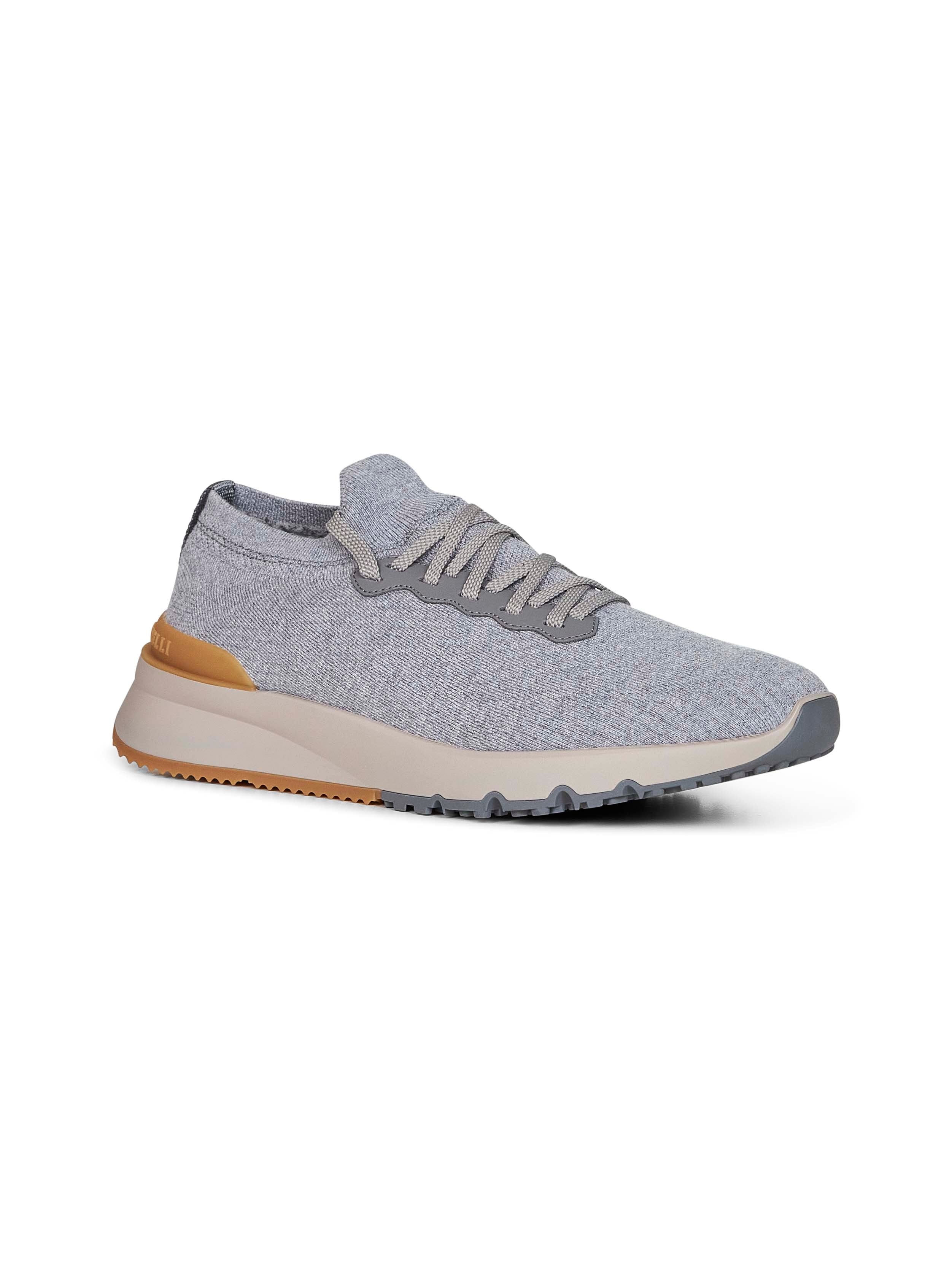 Grey wool knit Runners - 2