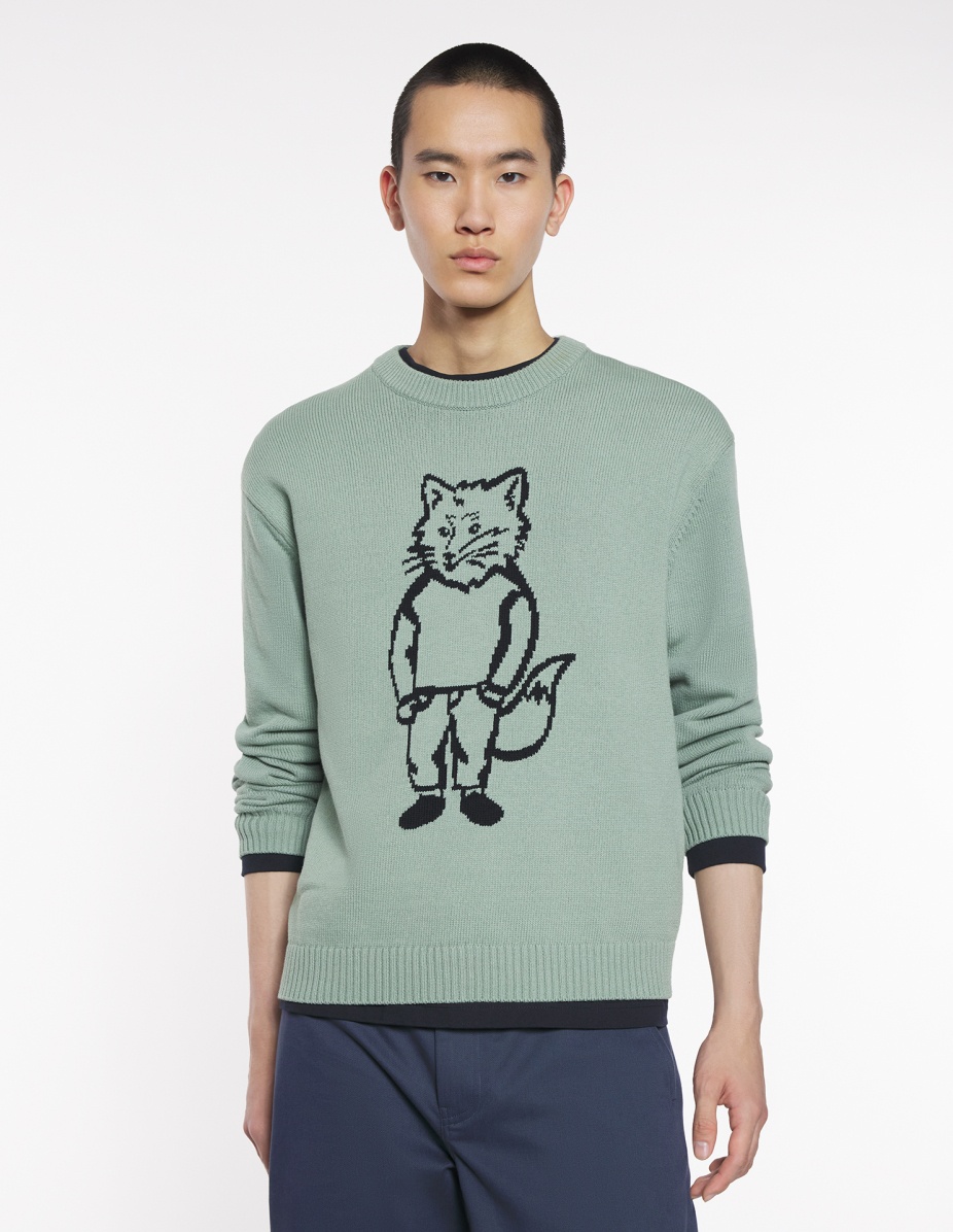 DRESSED FOX INTARSIA JUMPER - 3