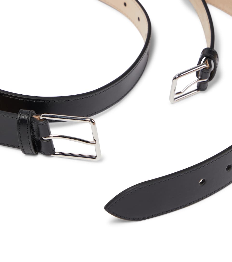 Double leather belt - 3