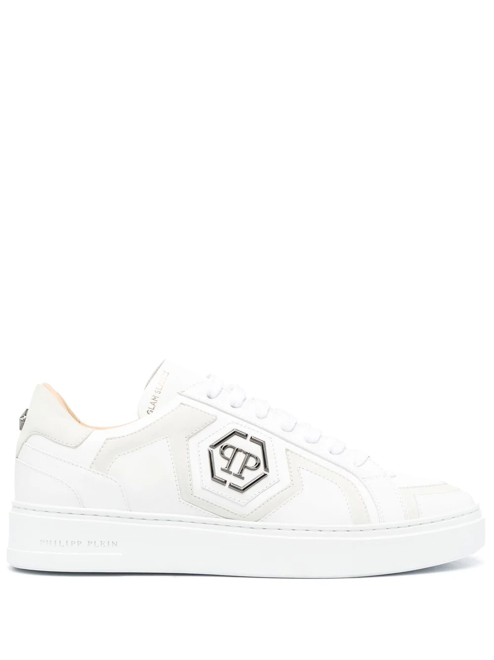 hexagon-logo low-top sneakers - 1