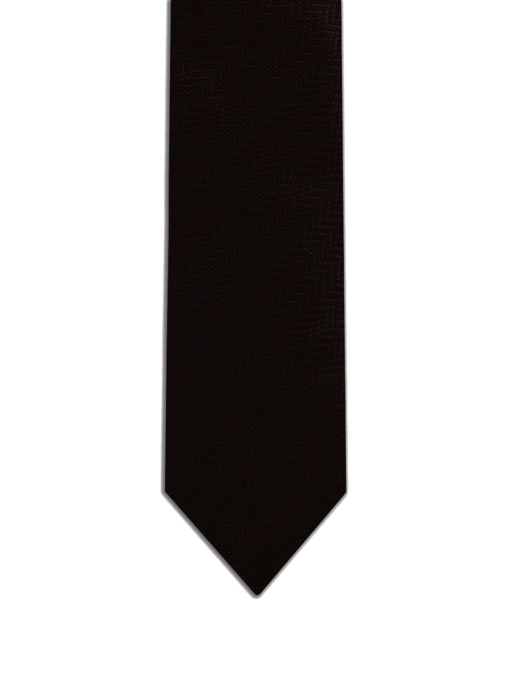 herringbone-pattern tie - 2