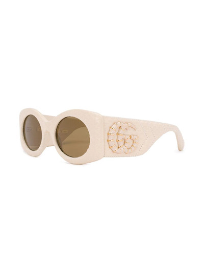 GUCCI logo plaque sunglasses outlook