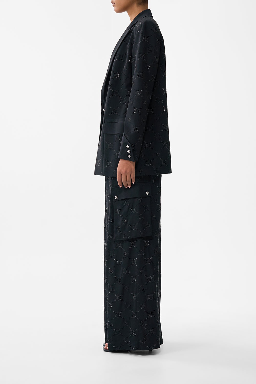 WIDE LEG UTILITY PANTS - 4