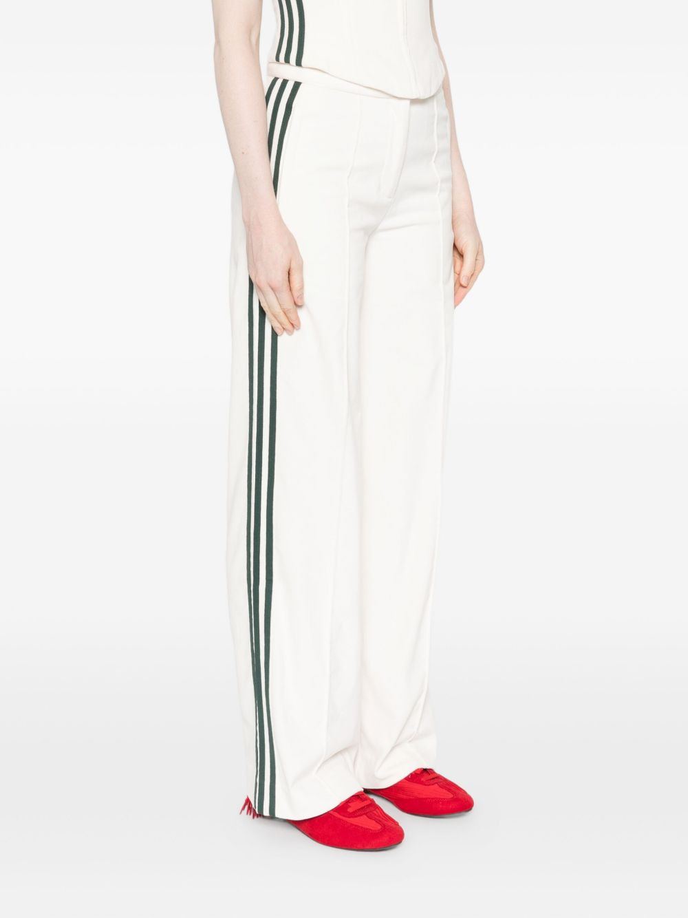 side-stripe trousers - 3