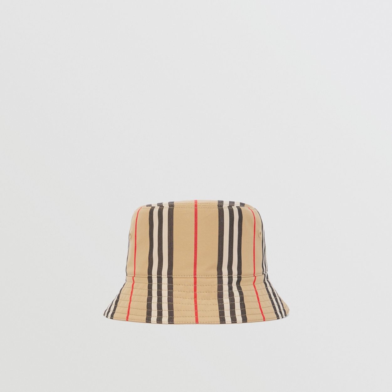 Reversible Icon Stripe Cotton Bucket Hat - 7