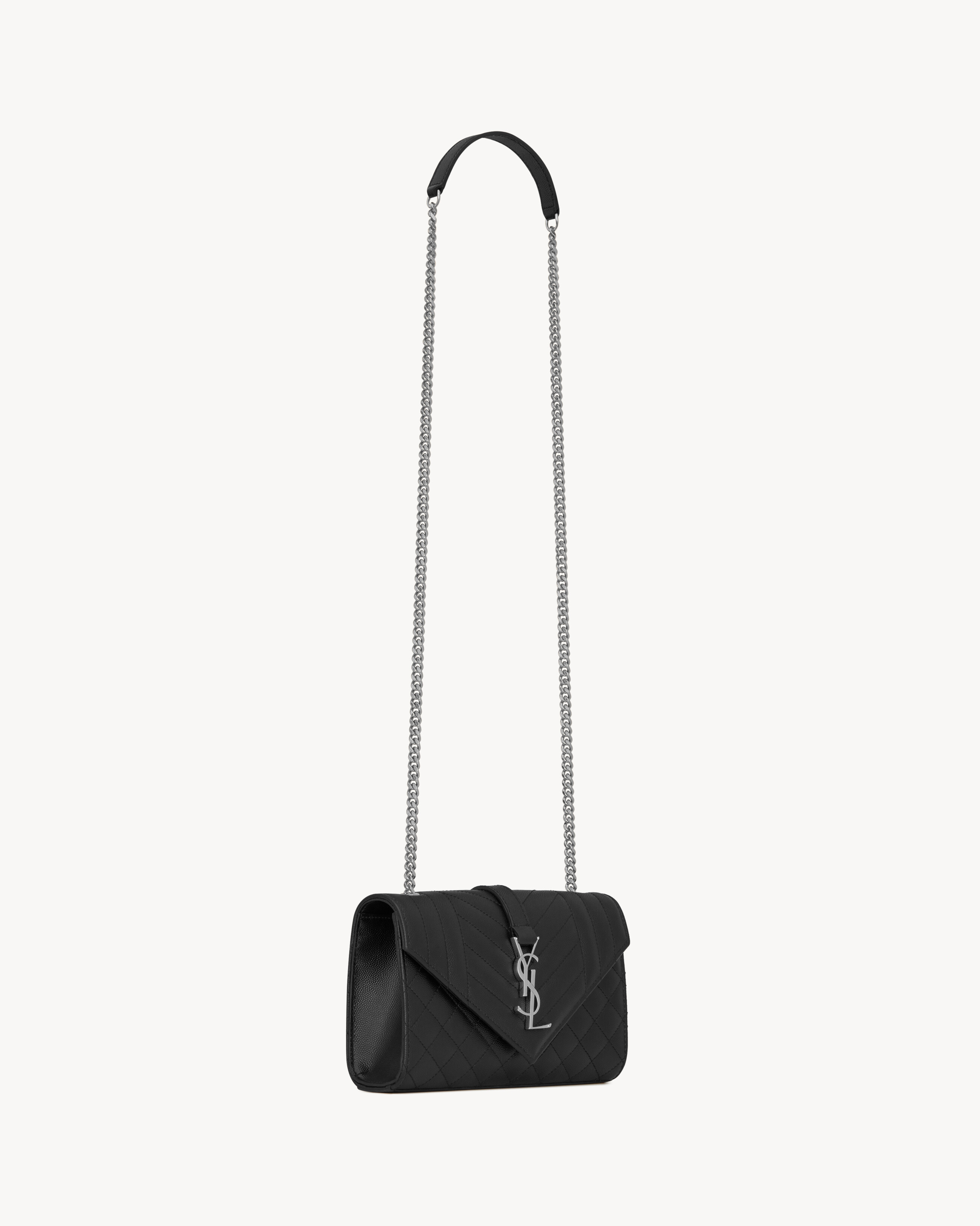 ENVELOPE SMALL IN QUILTED GRAIN DE POUDRE EMBOSSED LEATHER - 4