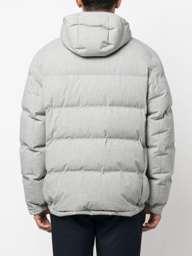 zipped padded jacket - 4