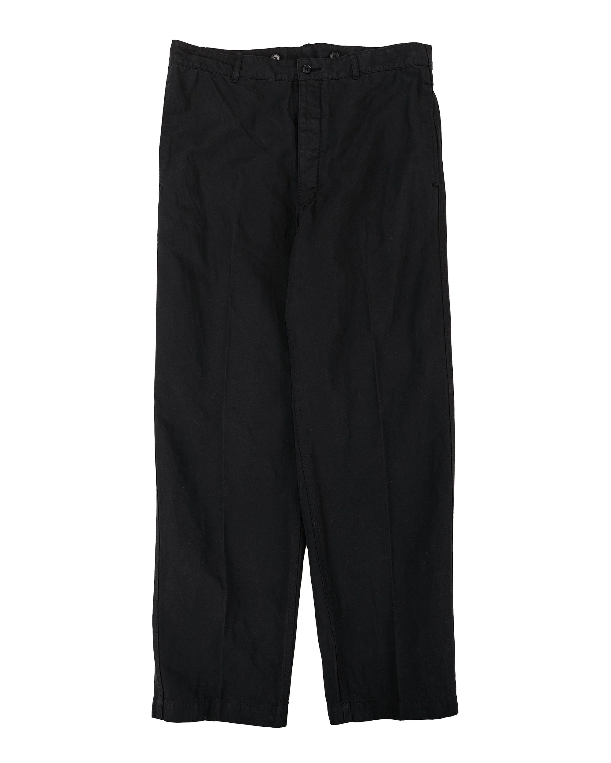Gaba. Buckleback Work Slacks Black - 1