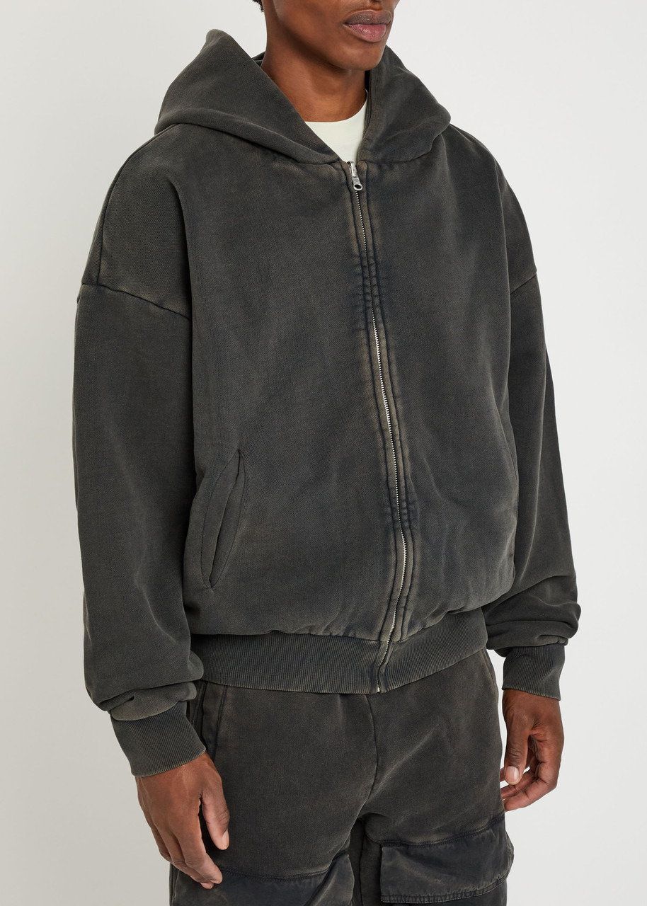 Entire Studios Thermal Hooded Cotton Sweatshirt - 2