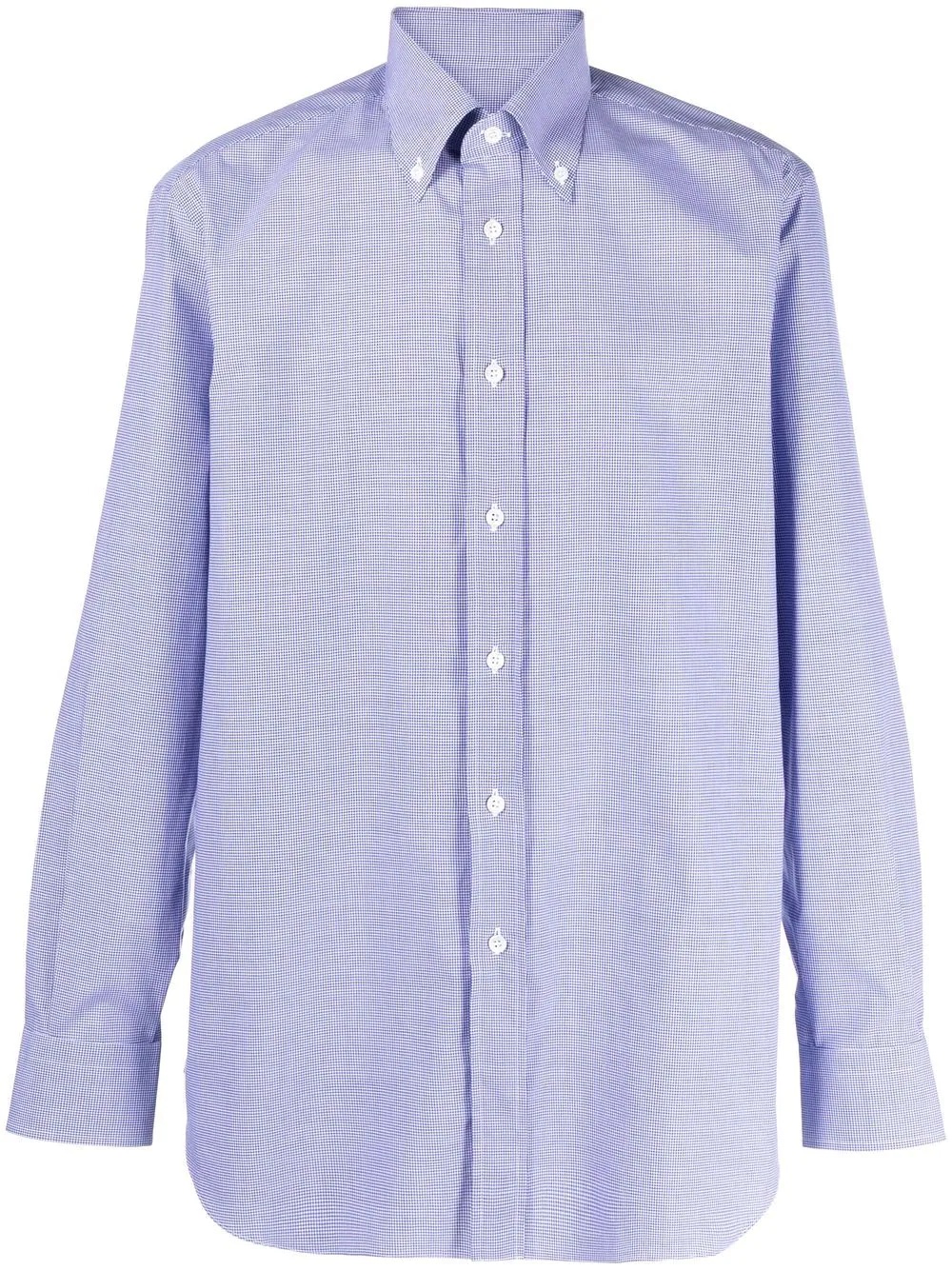 mini-check buttoned shirt - 1